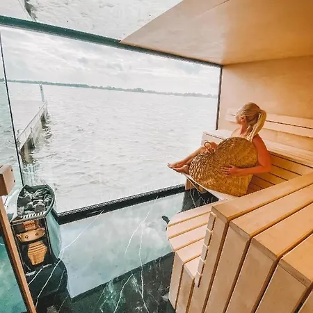 Bådhotel Ht Houseboats - Luksusowe Na Wodzie - Sauna, Jacuzzi