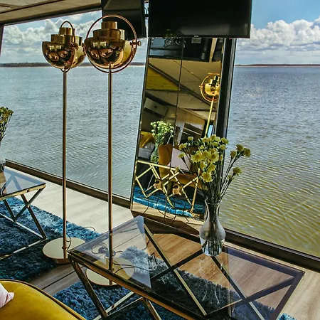 Grand Ht Houseboats - Na Wodzie - Sauna, Jacuzzi, Kominek 船屋 梅尔诺